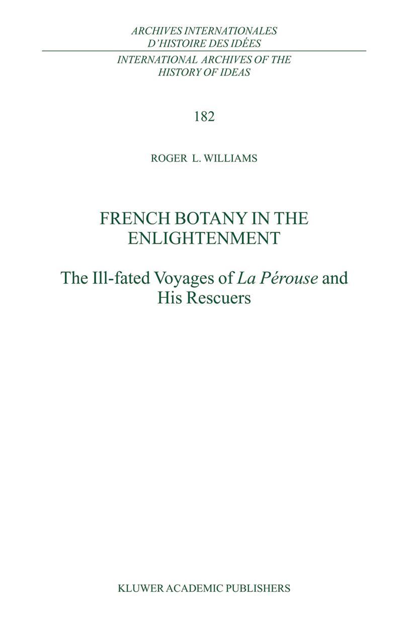 Vorderes Coverbild French Botany in the Enlightenment