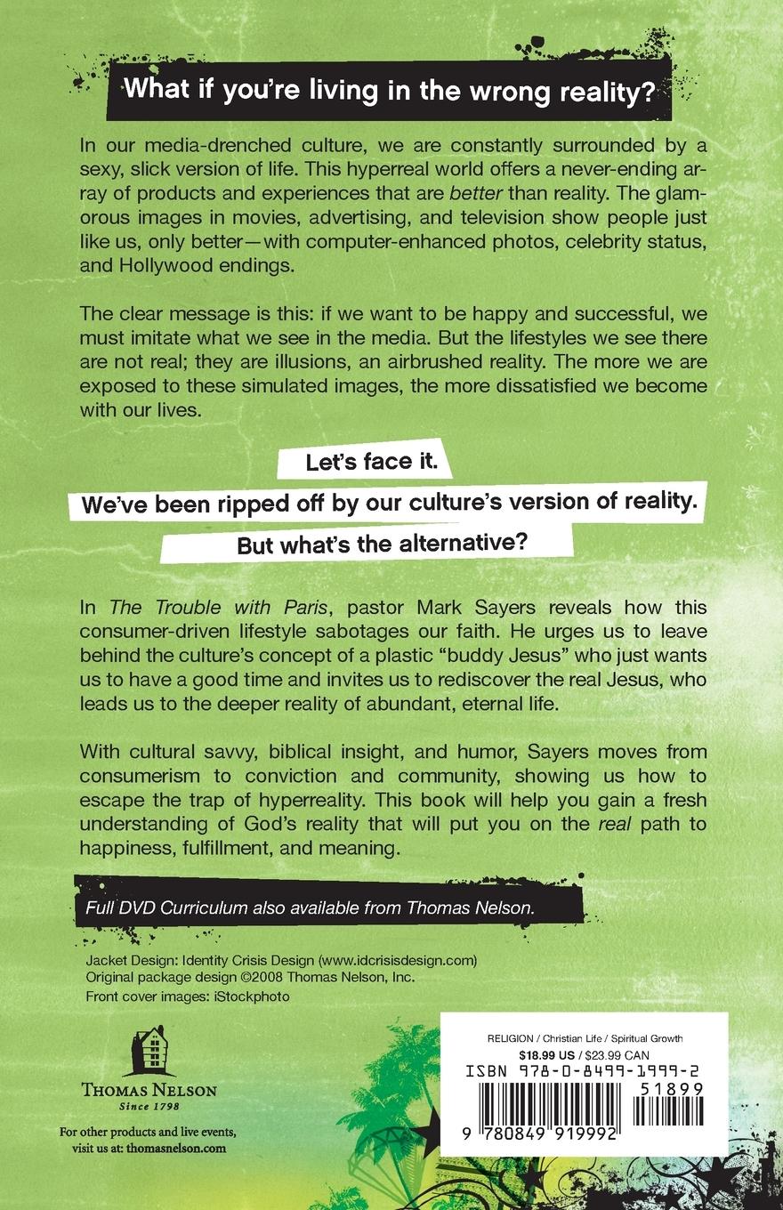 Rückseitencover The Trouble with Paris