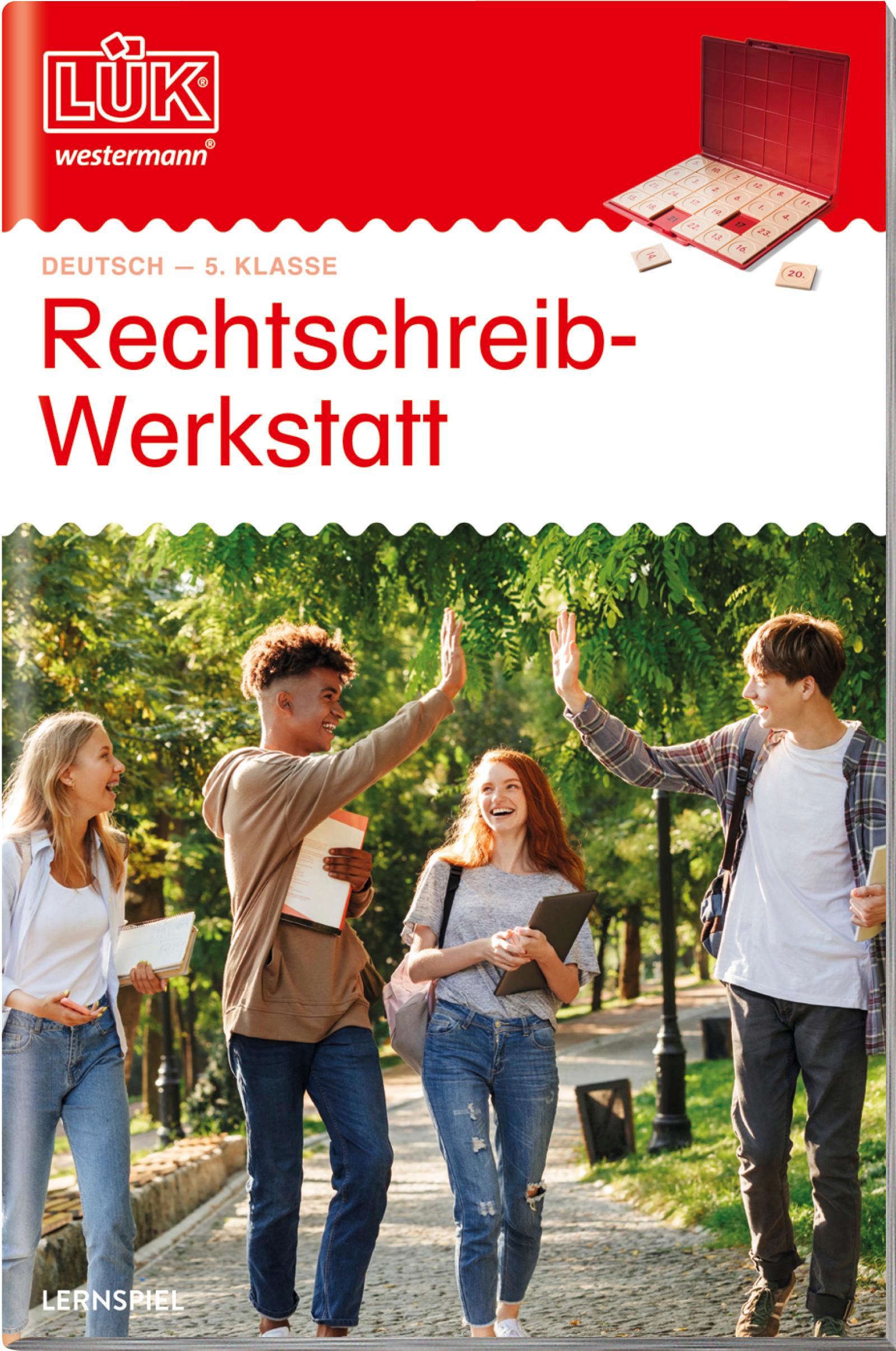 Vorderes Coverbild LÜK. Rechtschreibwerkstatt 5. Klasse