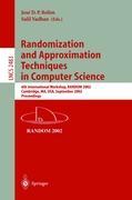 Vorderes Coverbild Randomization and Approximation Techniques in Computer Science