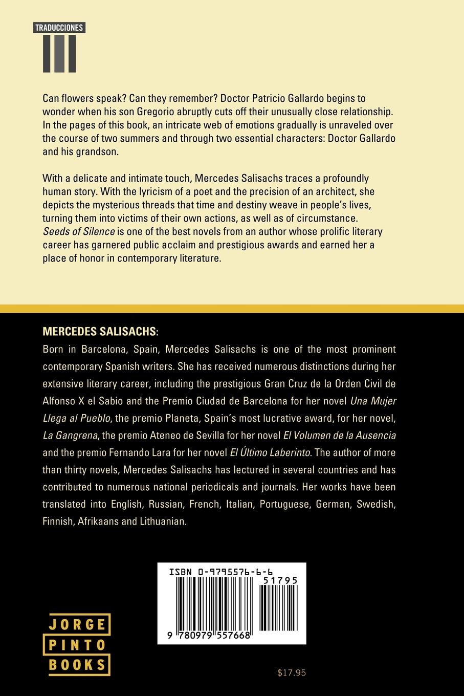 Rückseitencover Seeds of Silence