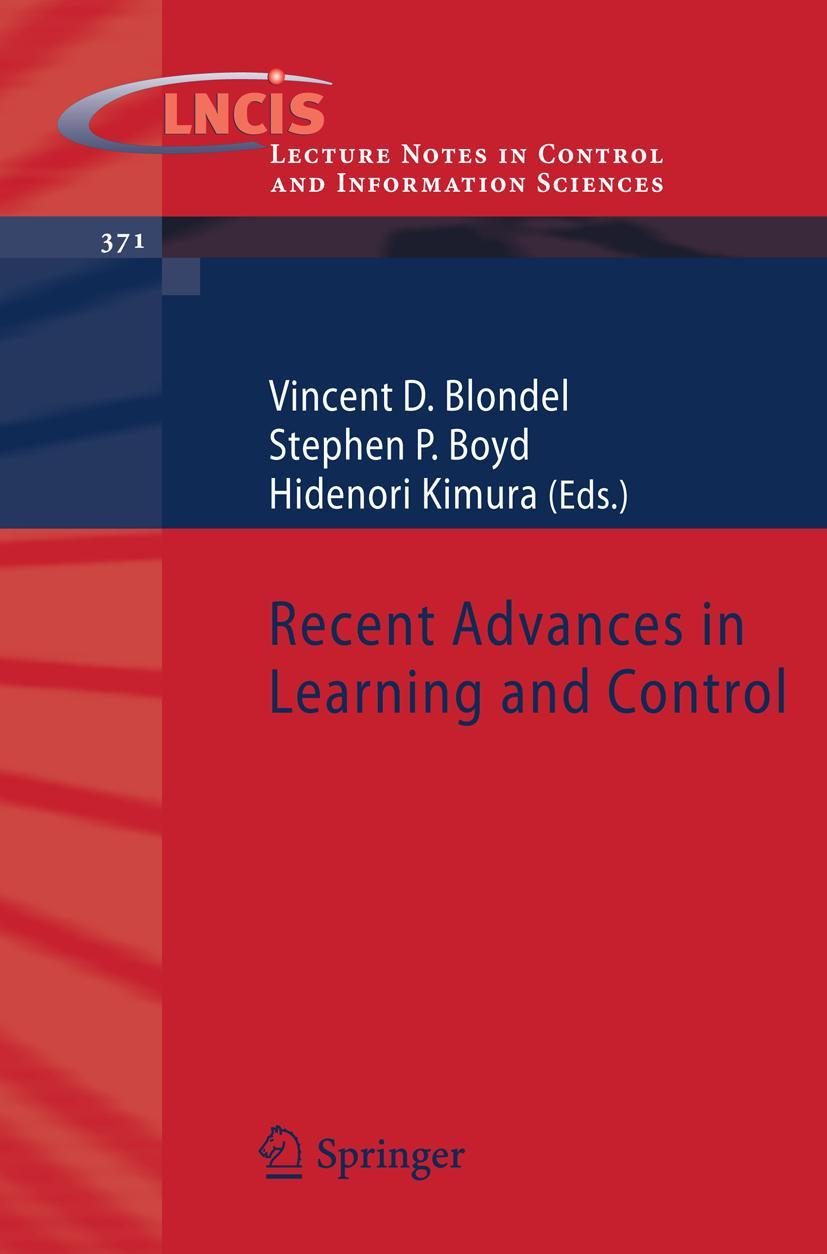 Vorderes Coverbild Recent Advances in Learning and Control