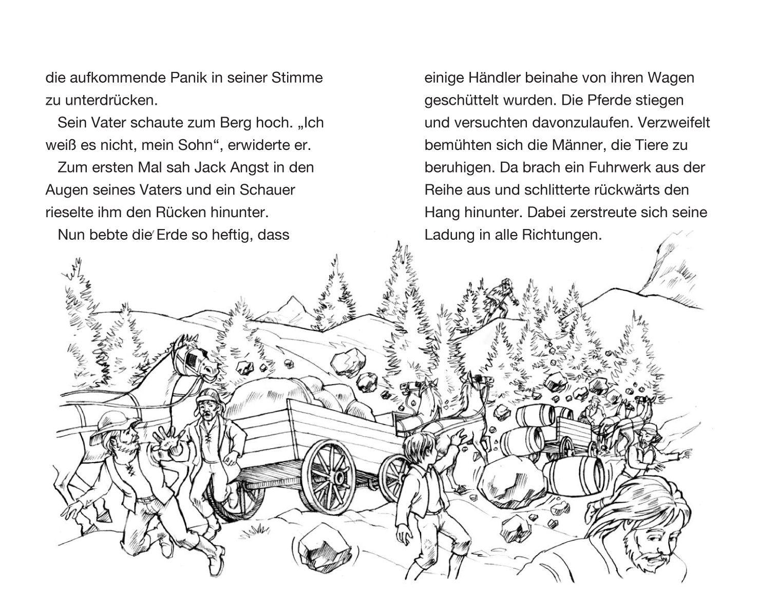 Beispielinhalt (Bild) Beast Quest 03. Arcta, Bezwinger der Berge