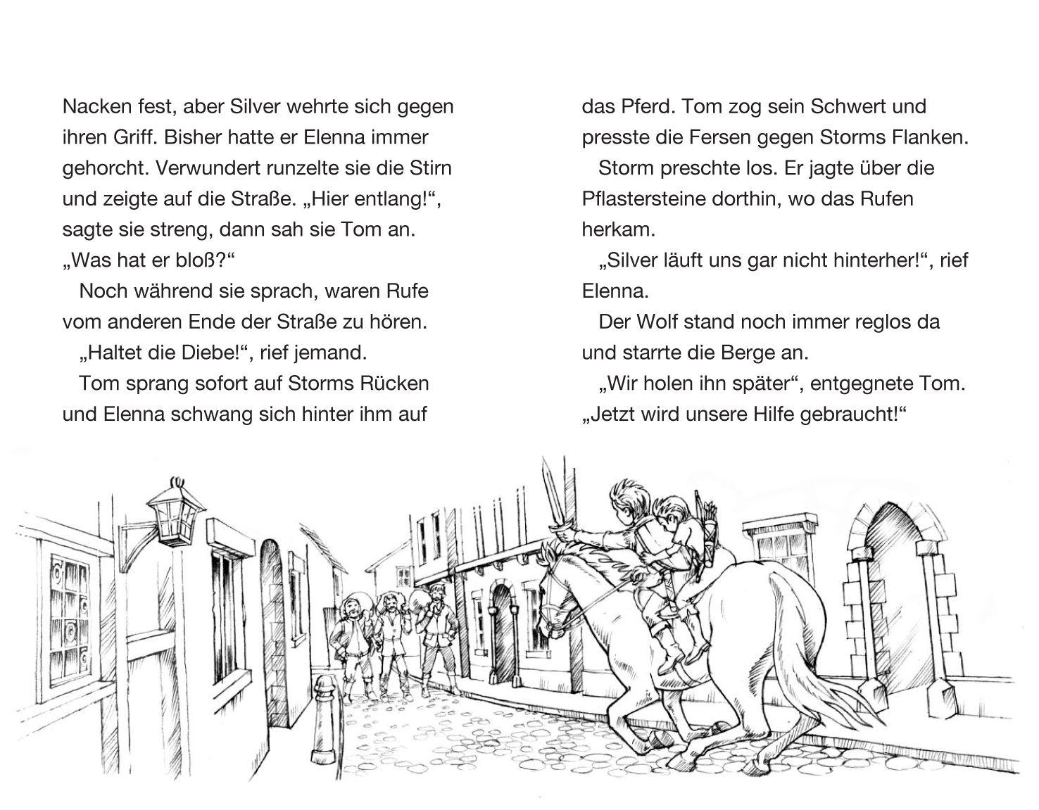 Beispielinhalt (Bild) Beast Quest 03. Arcta, Bezwinger der Berge