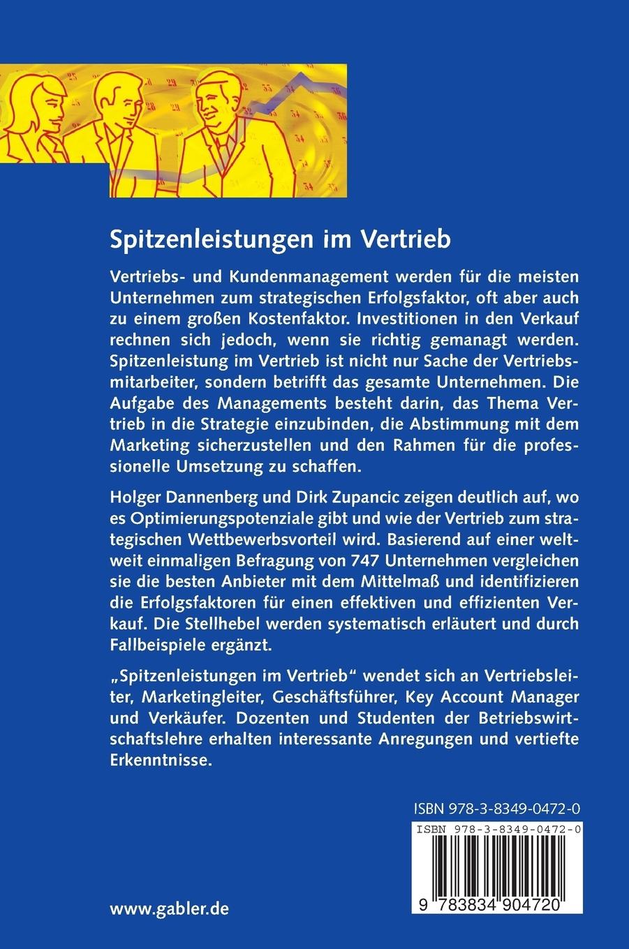 Rückseitencover Spitzenleistungen im Vertrieb