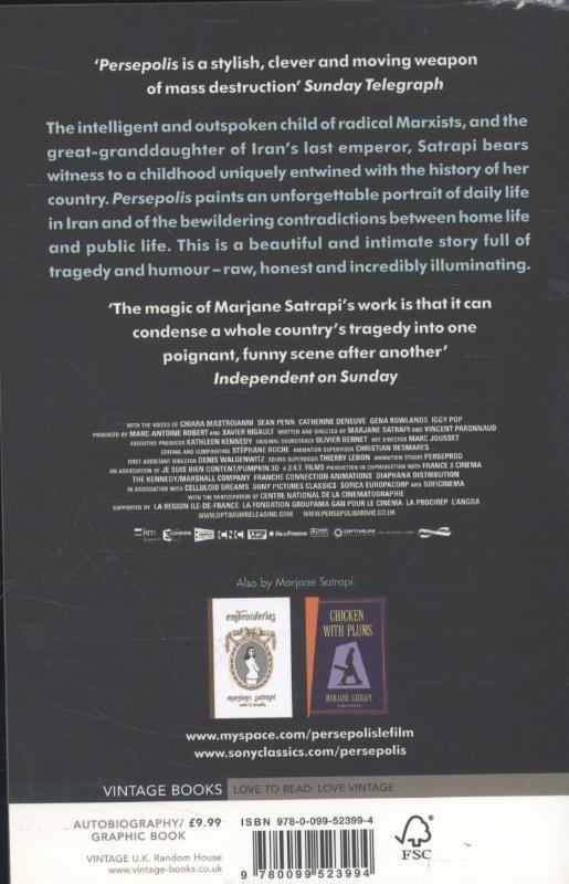 Rückseitencover Persepolis I & II
