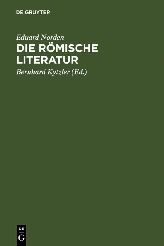 Vorderes Coverbild Die römische Literatur