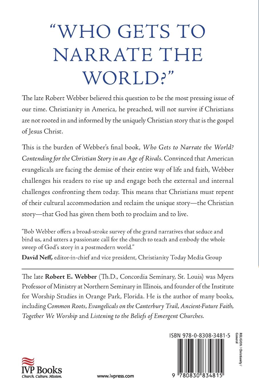 Rückseitencover Who Gets to Narrate the World?