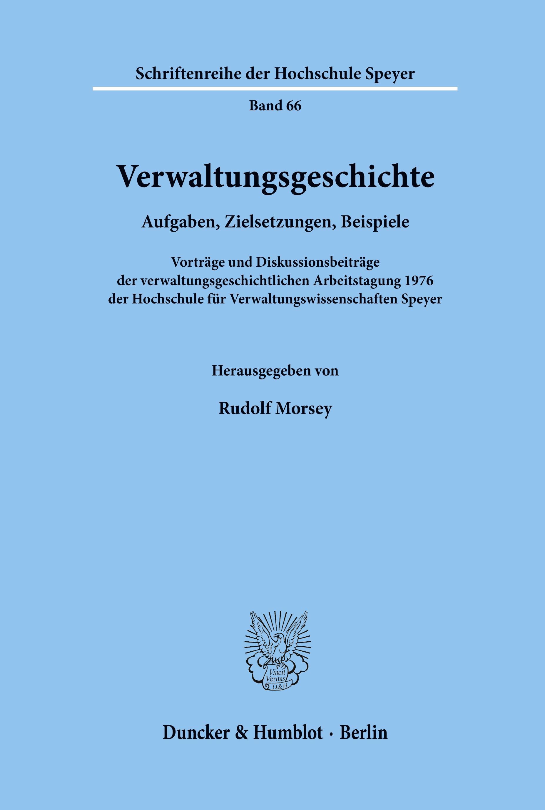 Vorderes Coverbild Verwaltungsgeschichte.