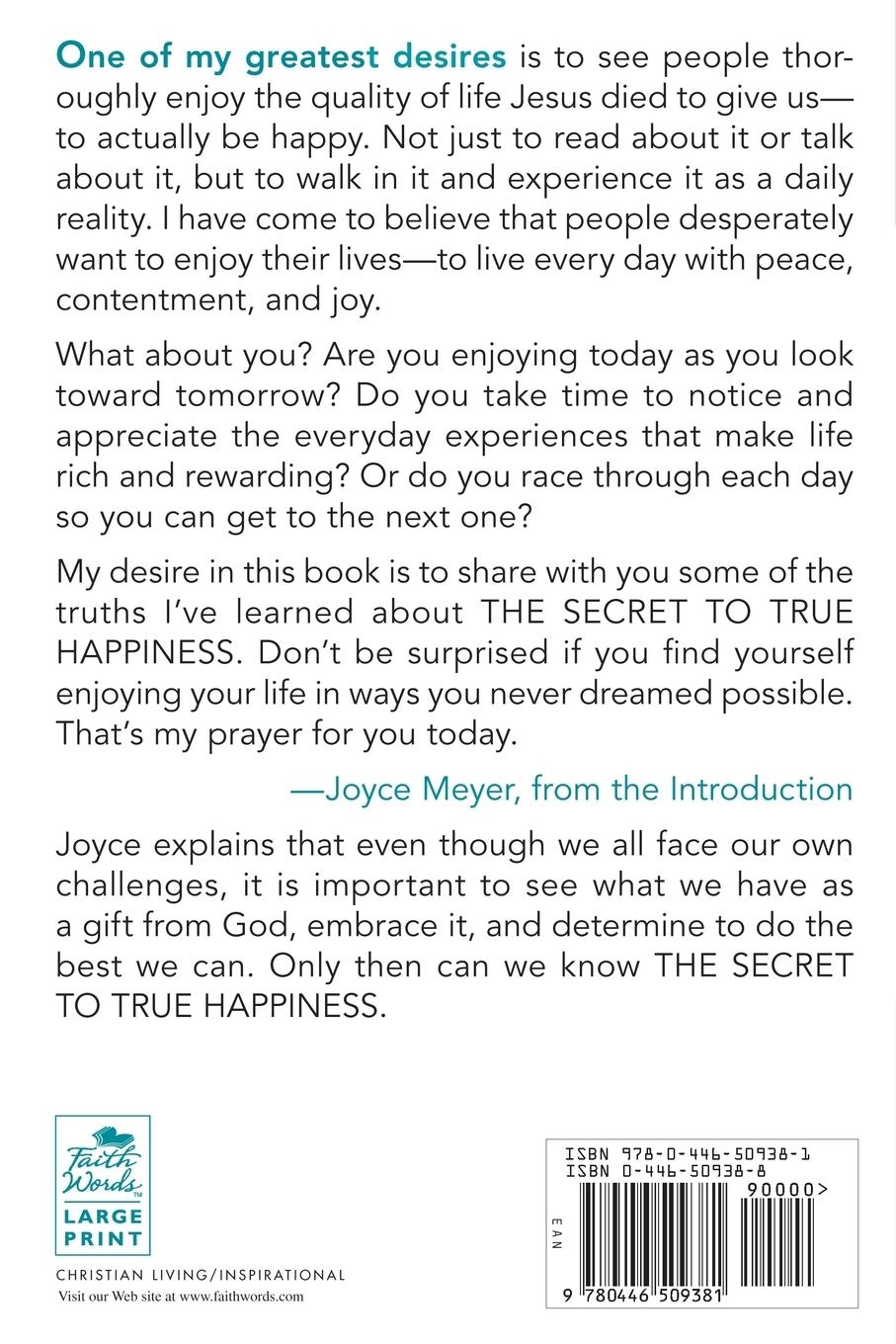 Rückseitencover The Secret to True Happiness