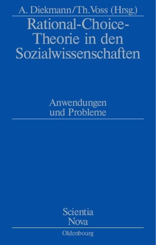 Vorderes Coverbild Rational-Choice-Theorie in den Sozialwissenschaften