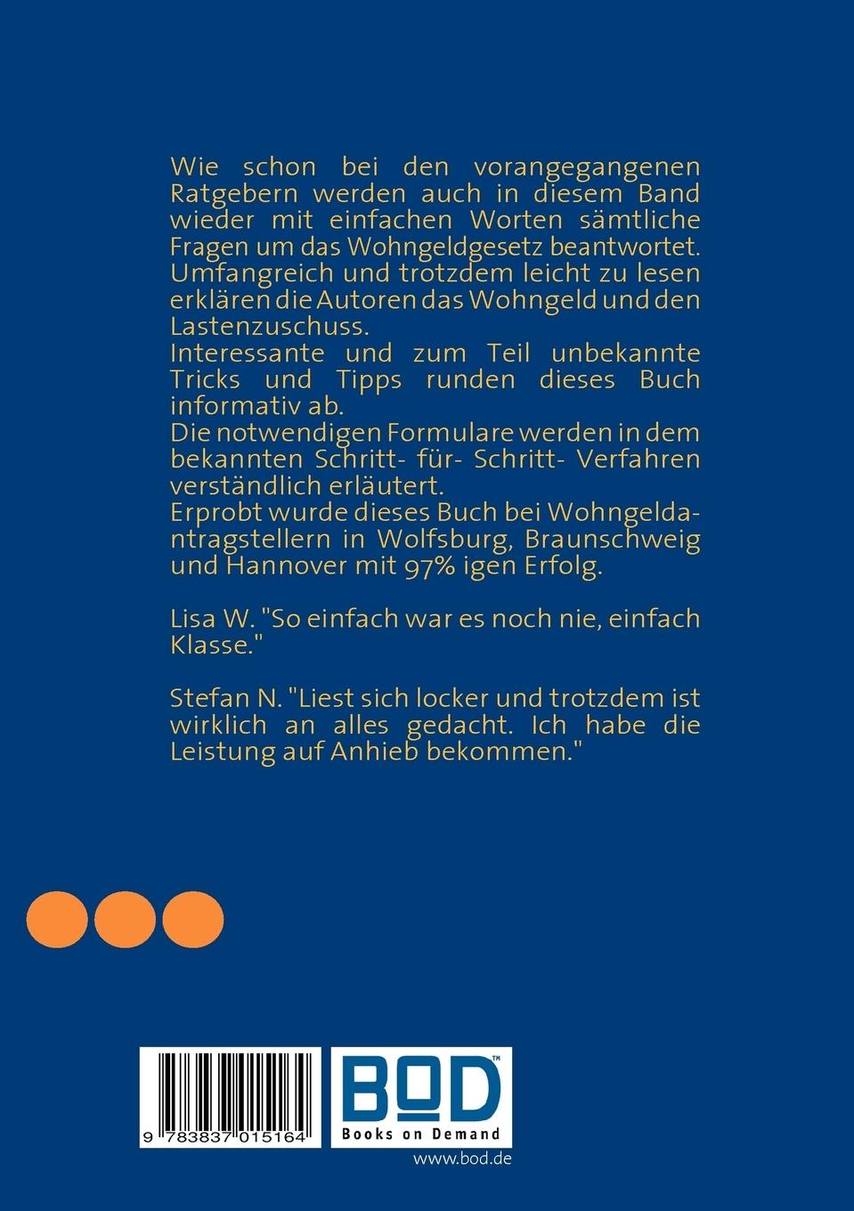 Rückseitencover Wohngeld & Lastenzuschuss