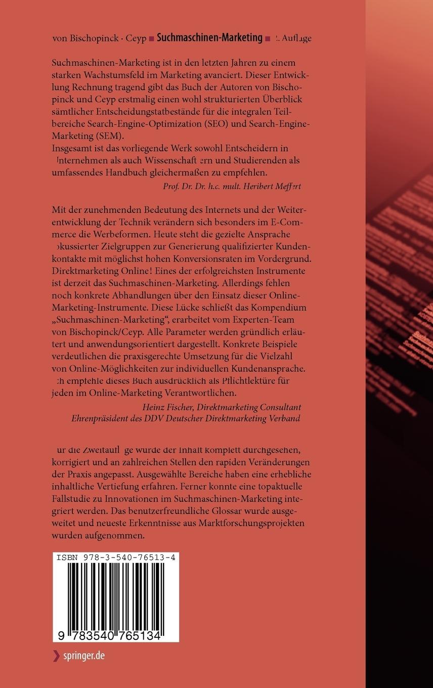 Rückseitencover Suchmaschinen-Marketing