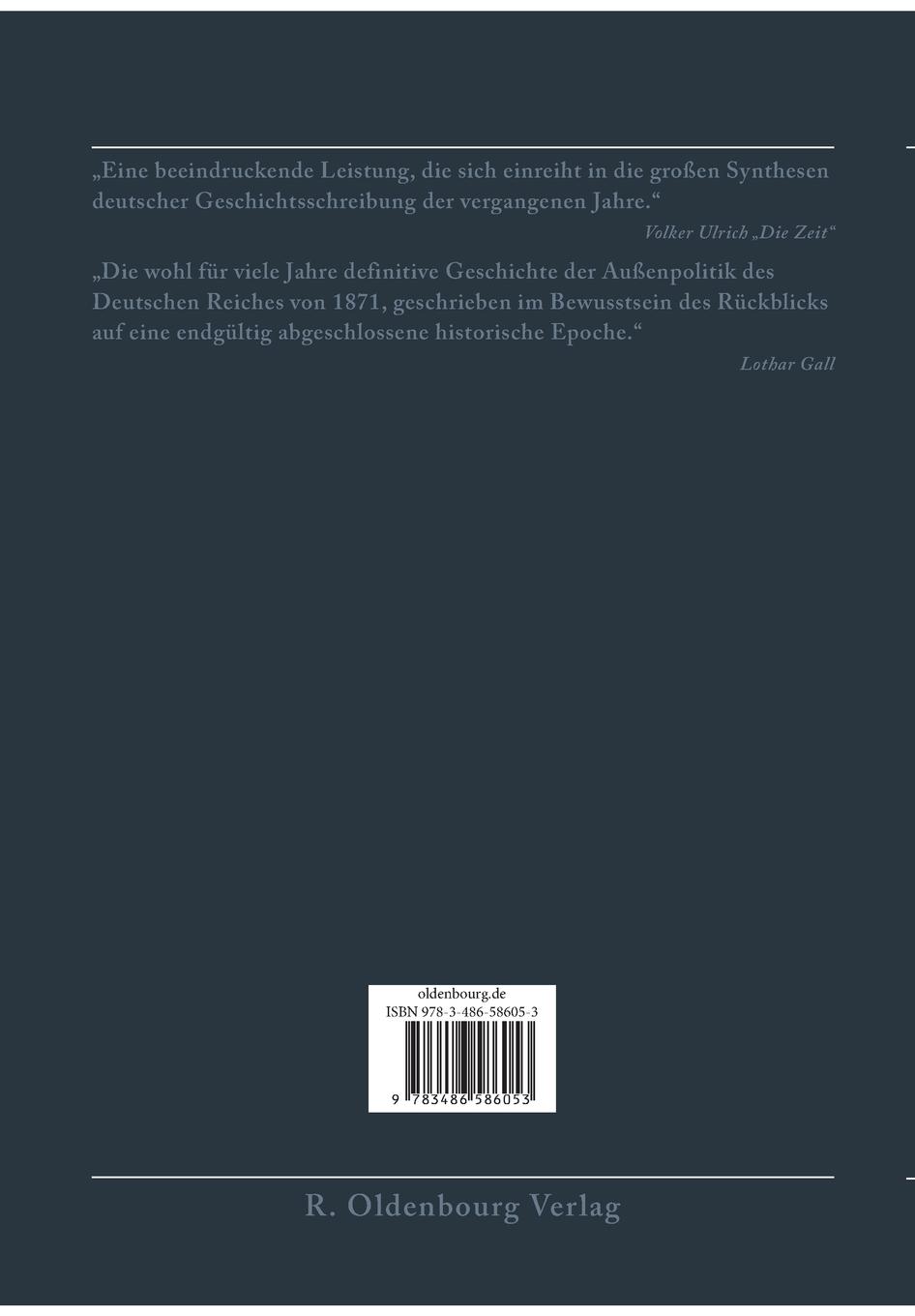 Rückseitencover Das vergangene Reich
