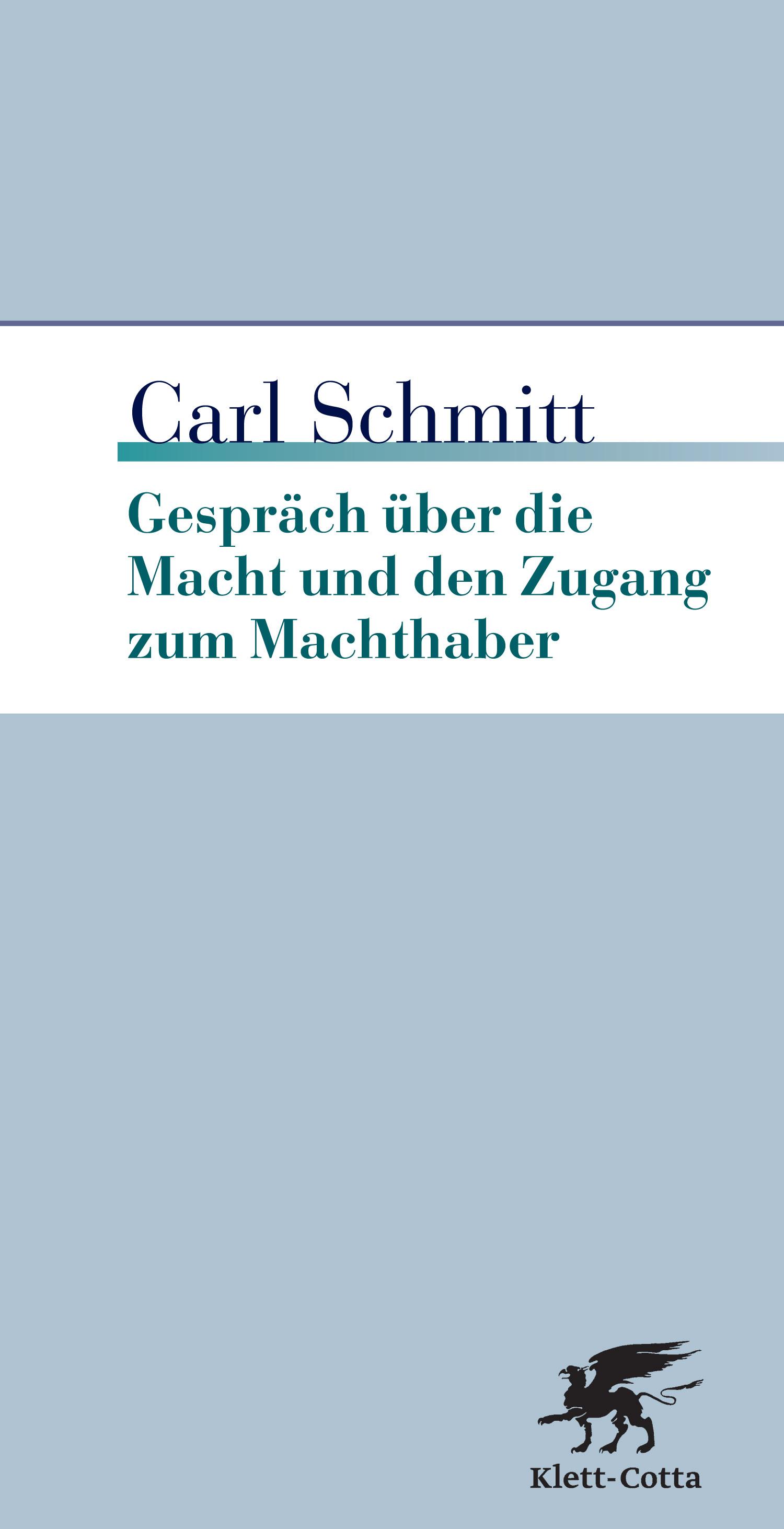 Vorderes Coverbild Gespräch über die Macht und den Zugang zum Machthaber