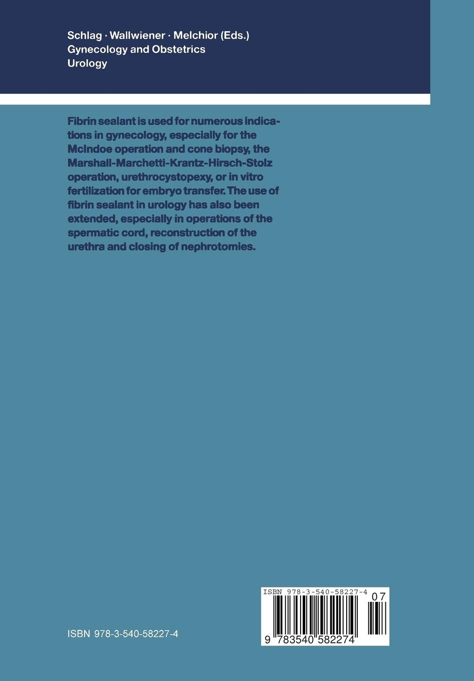 Rückseitencover Gynecology and Obstetrics Urology