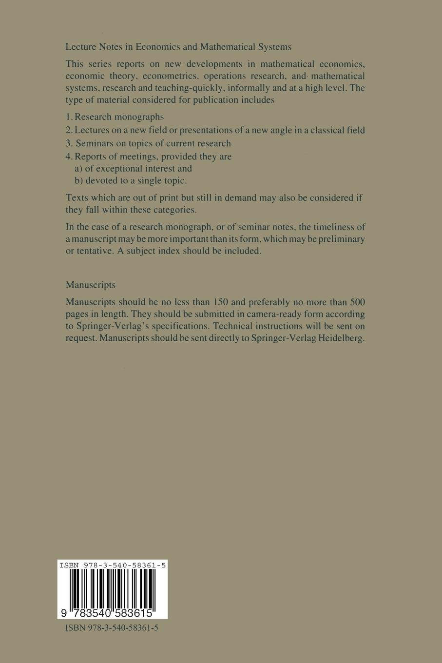 Rückseitencover Non-Cooperative Planning Theory