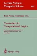 Vorderes Coverbild Constraints in Computational Logics