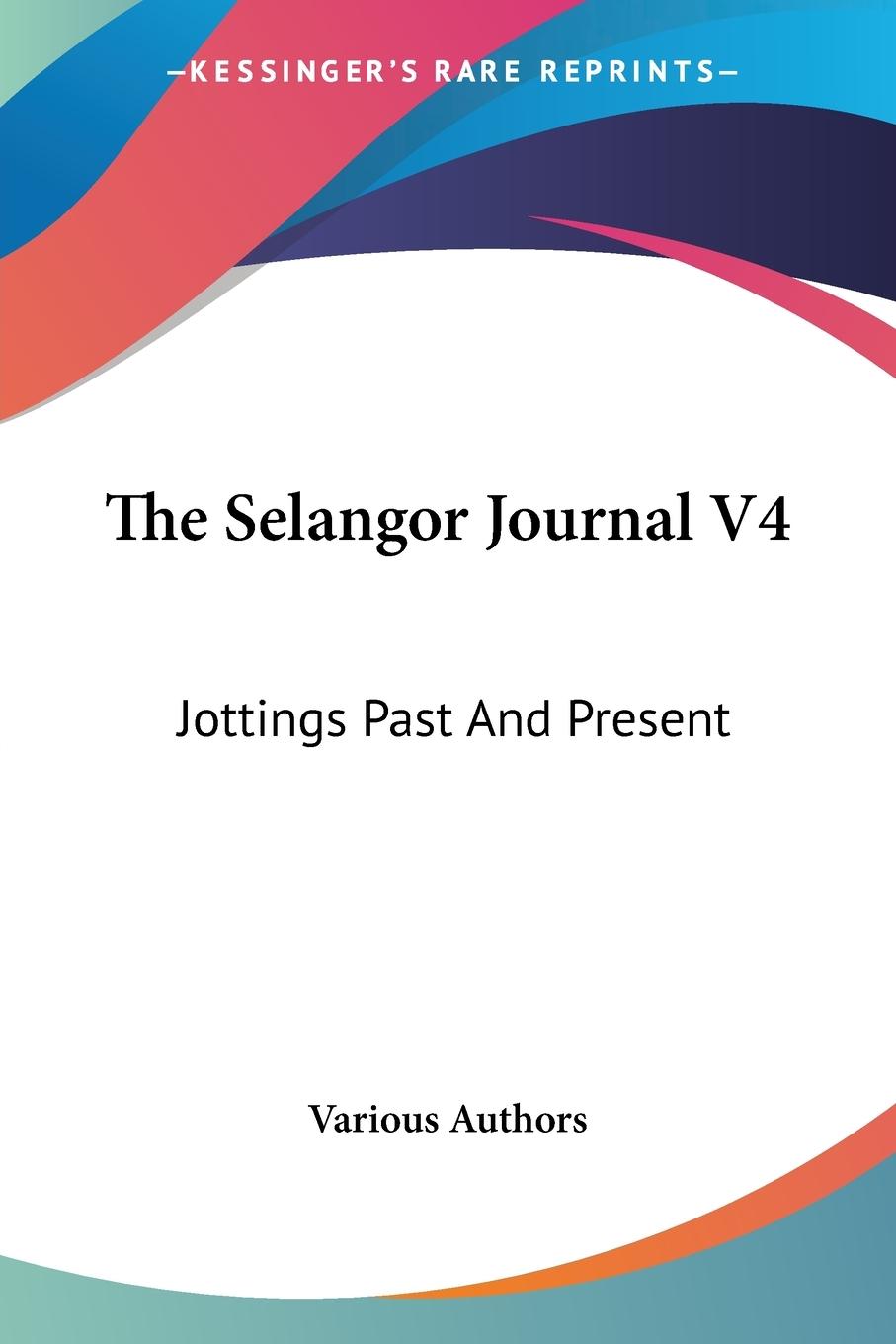 Vorderes Coverbild The Selangor Journal V4