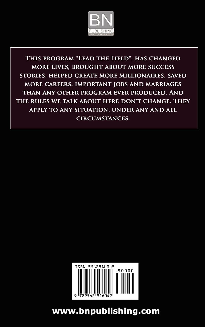 Rückseitencover Lead the Field