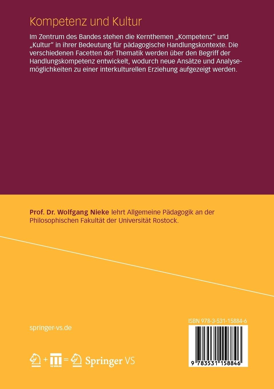 Rückseitencover Kompetenz und Kultur