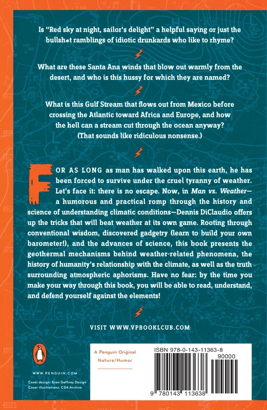 Rückseitencover Man vs. Weather