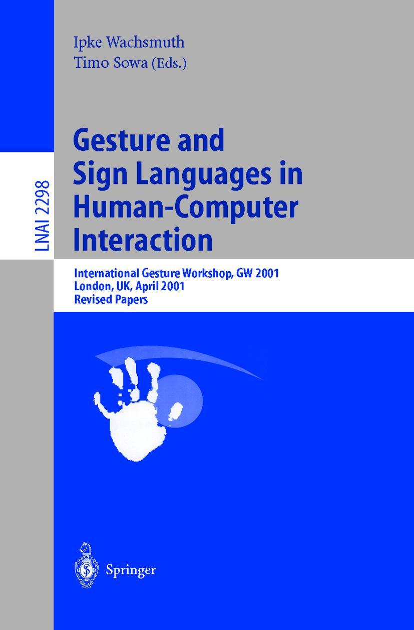 Vorderes Coverbild Gesture and Sign Languages in Human-Computer Interaction