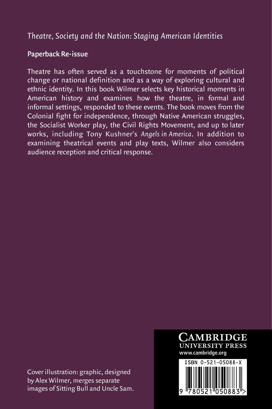 Rückseitencover Theatre, Society and the Nation