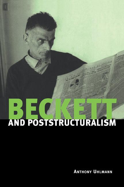 Vorderes Coverbild Beckett and Poststructuralism