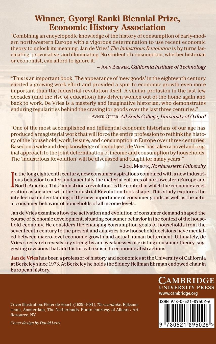 Rückseitencover The Industrious Revolution