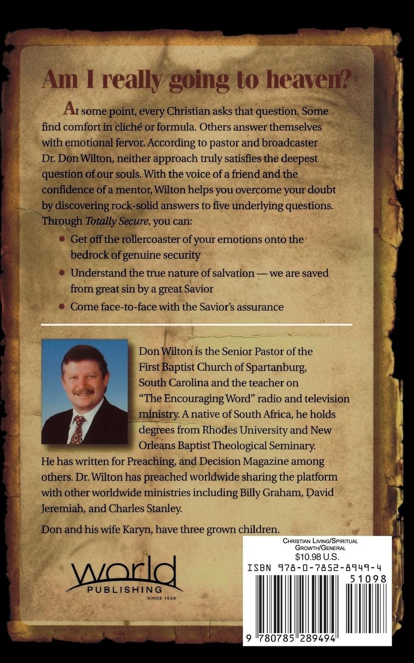 Rückseitencover The Totally Secure