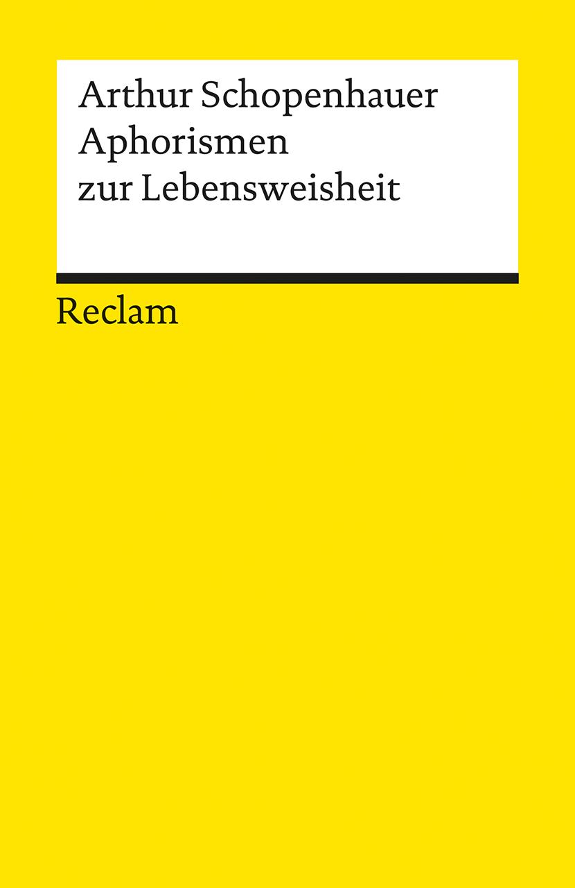Vorderes Coverbild Aphorismen zur Lebensweisheit