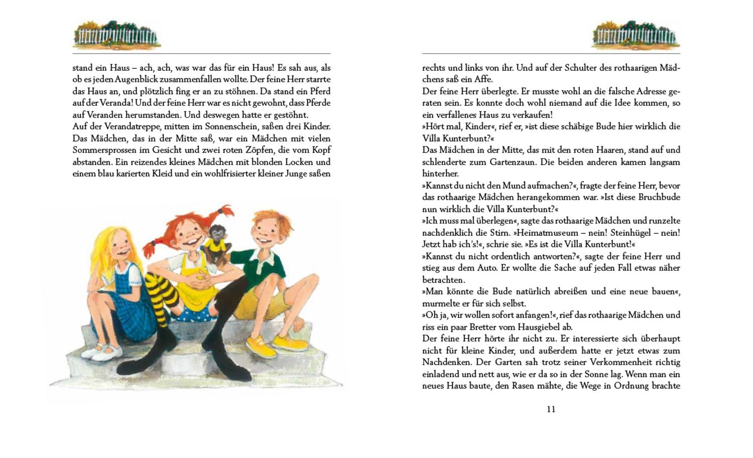 Beispielinhalt (Bild) Pippi in Taka-Tuka-Land (farbig)