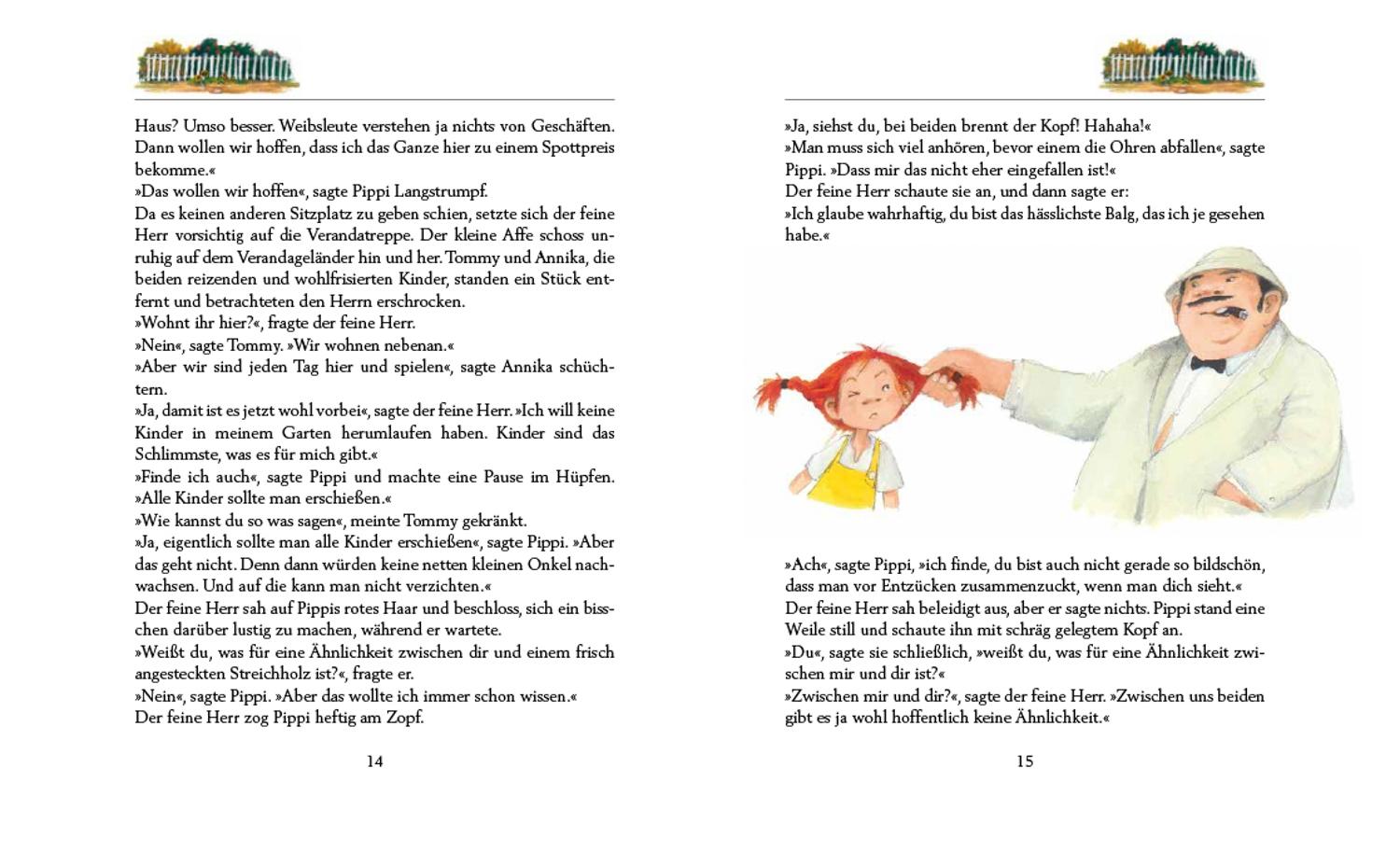 Beispielinhalt (Bild) Pippi in Taka-Tuka-Land (farbig)