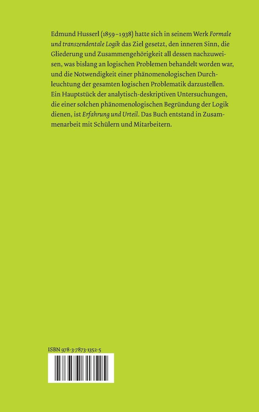 Rückseitencover Erfahrung und Urteil