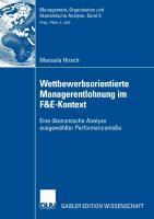 Vorderes Coverbild Wettbewerbsorientierte Managerentlohnung im F&E-Kontext