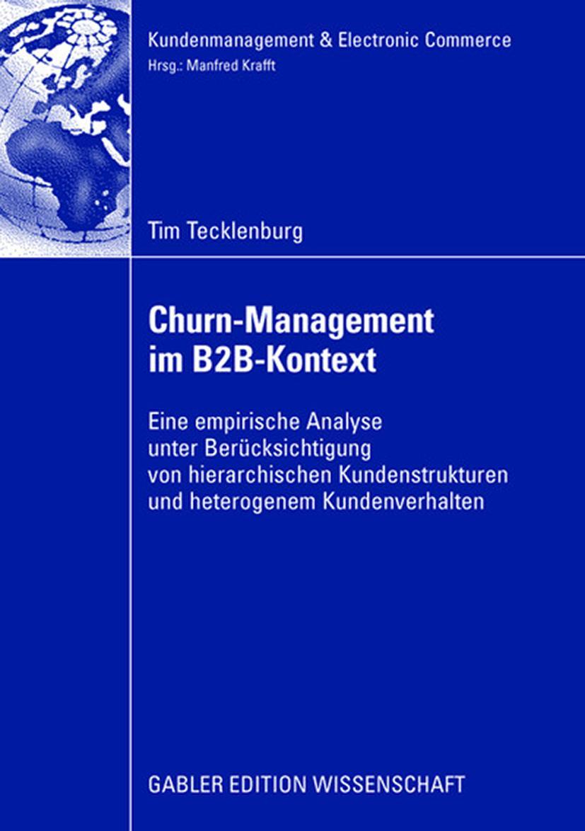 Vorderes Coverbild Churn-Management im B2B-Kontext