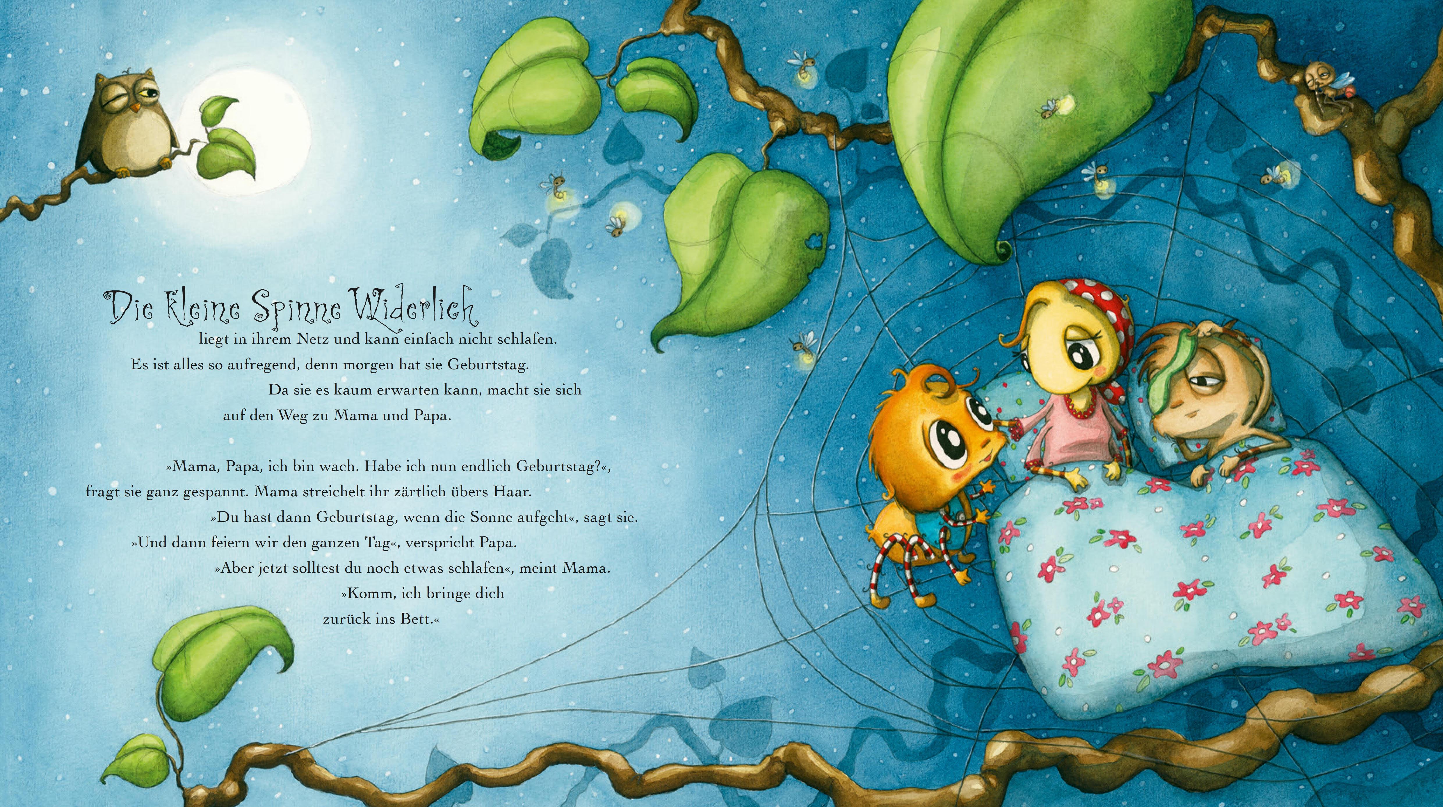 Beispielinhalt (Bild) Die kleine Spinne Widerlich 02 - Der Geburtstagsbesuch
