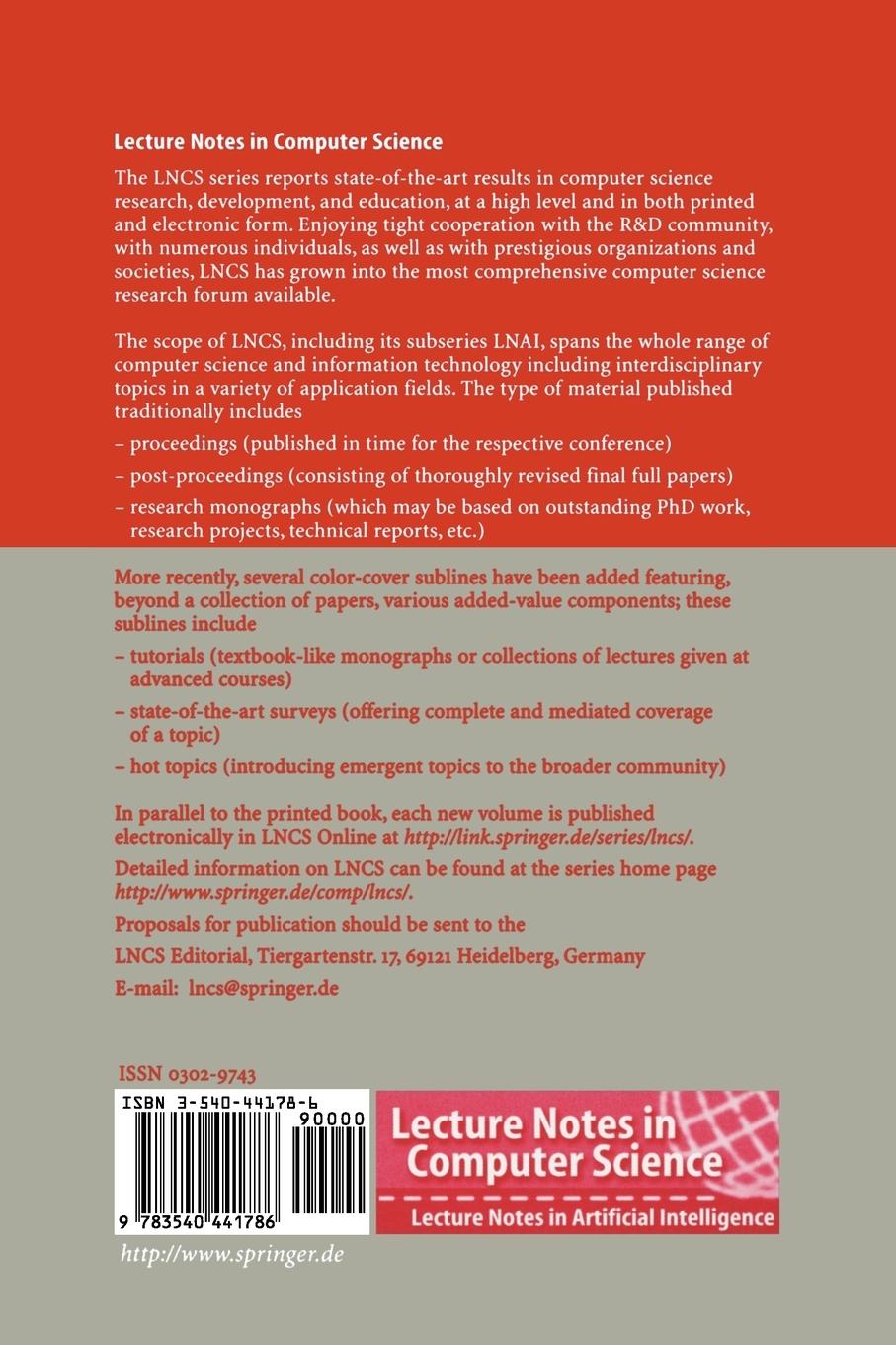 Rückseitencover Research and Advanced Technology for Digital Libraries