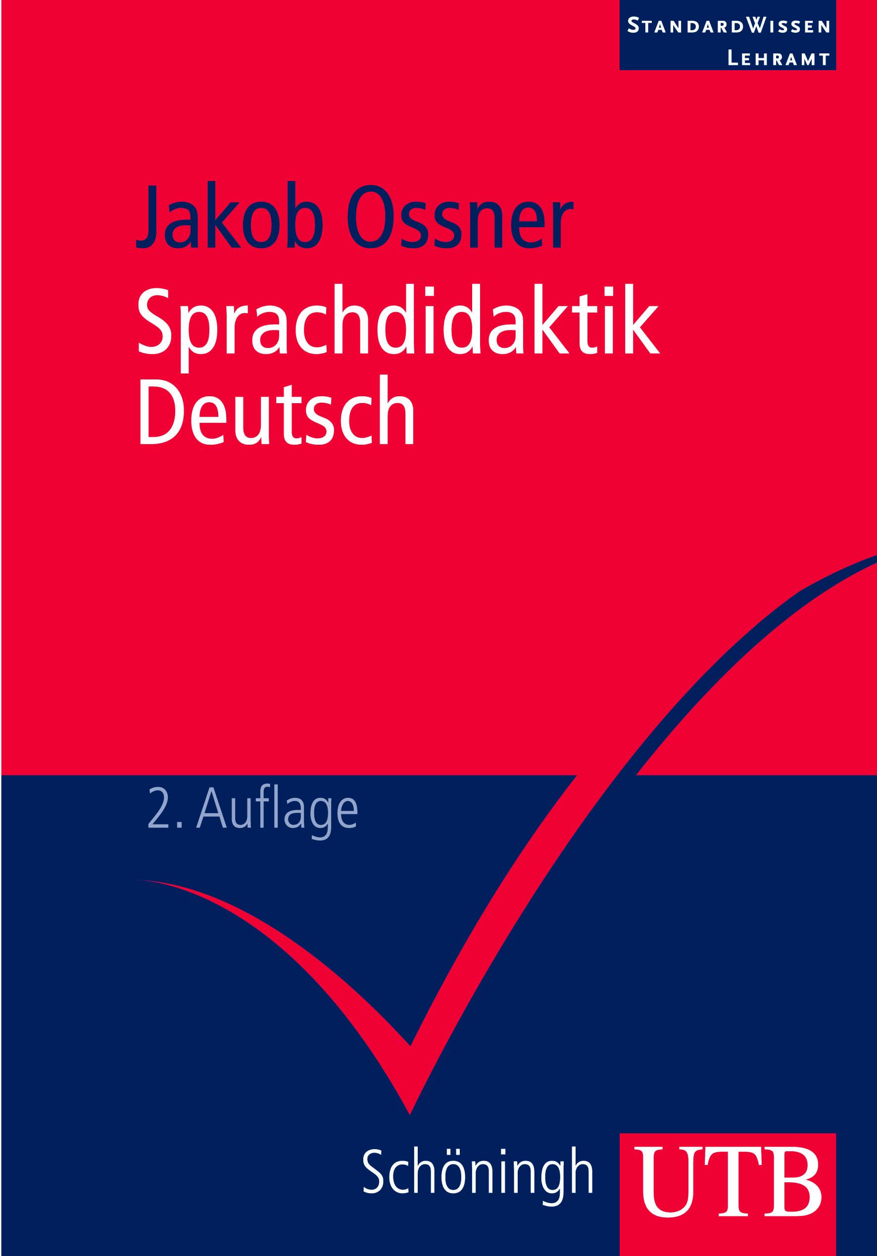 Vorderes Coverbild Sprachdidaktik Deutsch