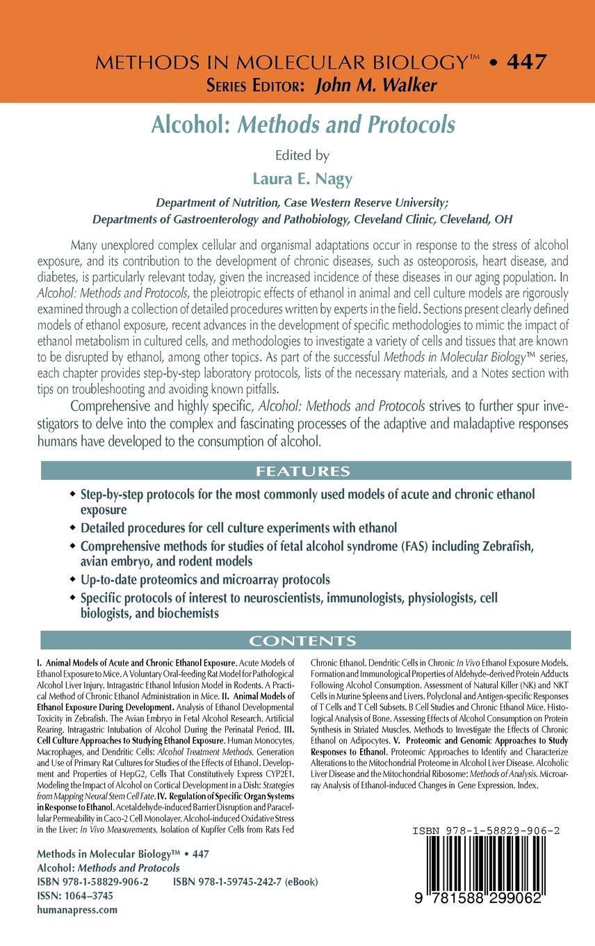 Rückseitencover Alcohol