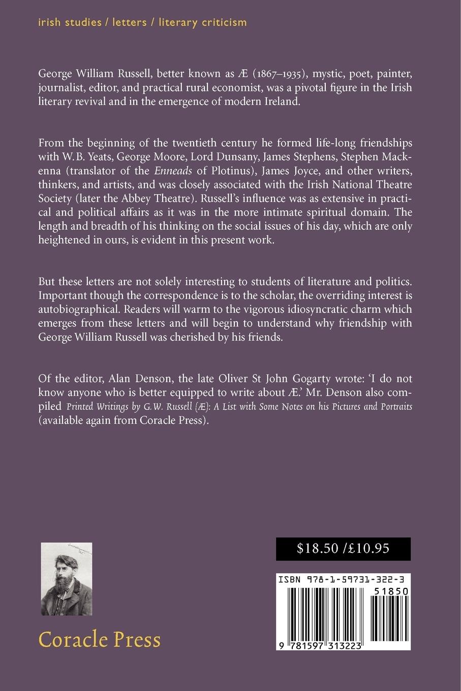 Rückseitencover Letters from AE