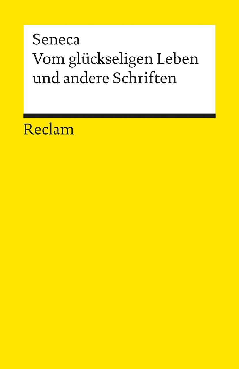 Vorderes Coverbild Vom glückseligen Leben und andere Schriften