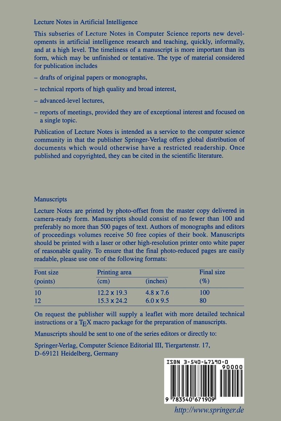 Rückseitencover Automated Deduction in Classical and Non-Classical Logics