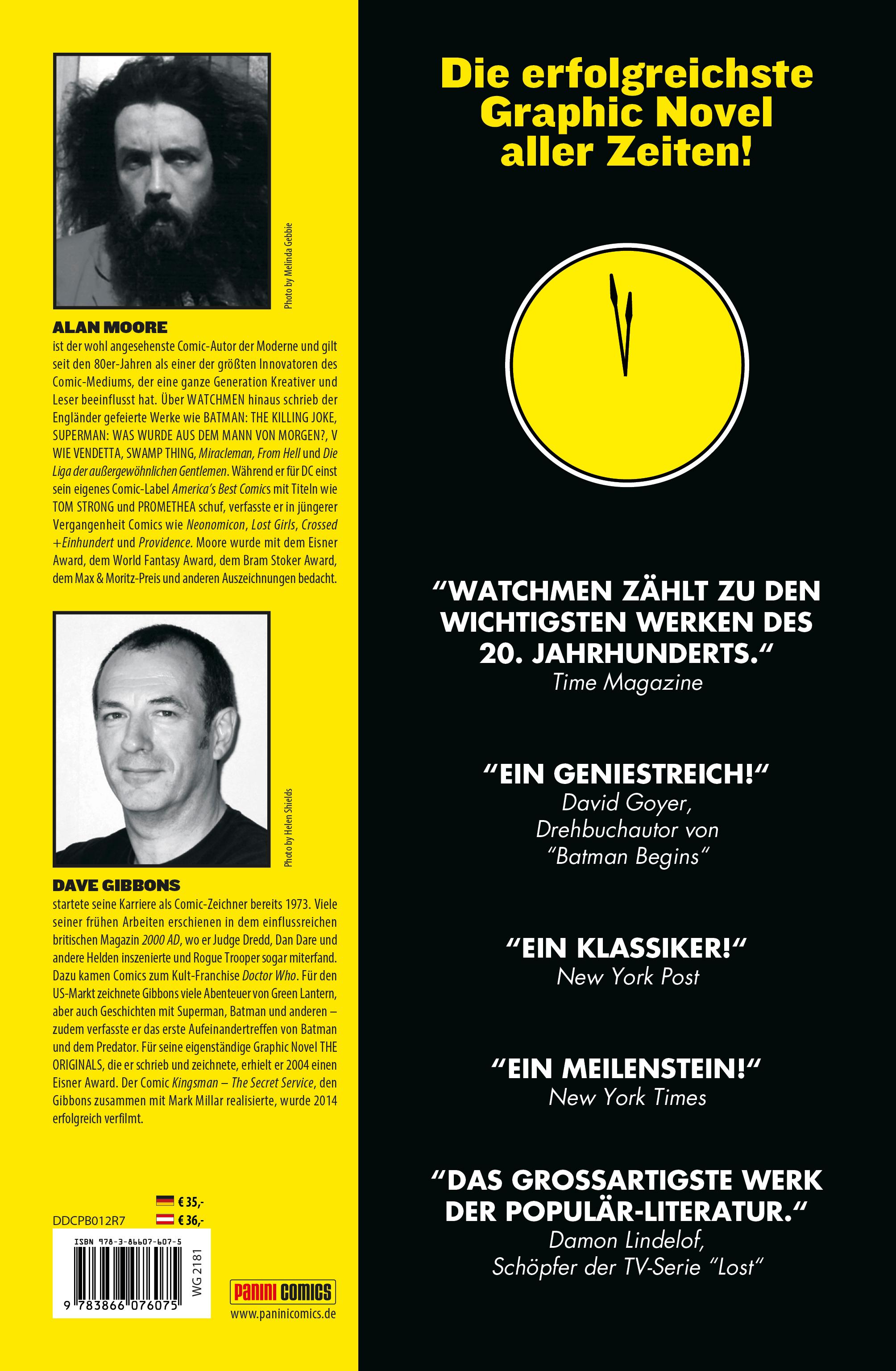 Rückseitencover Watchmen