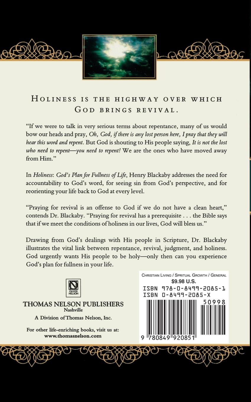 Rückseitencover Holiness