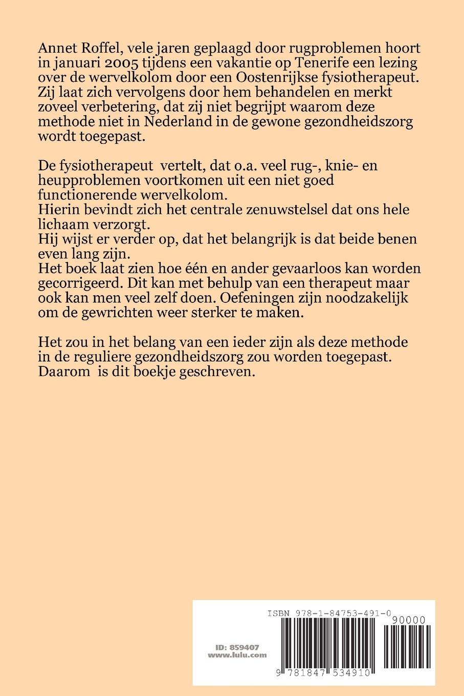 Rückseitencover De wervelkolom, de Dorn-methode en zelfhulpoefeningen