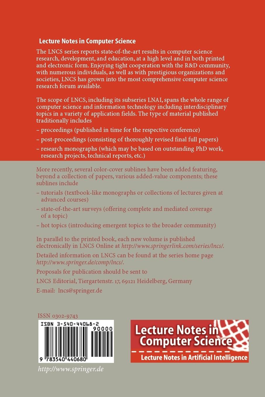 Rückseitencover Document Analysis Systems V