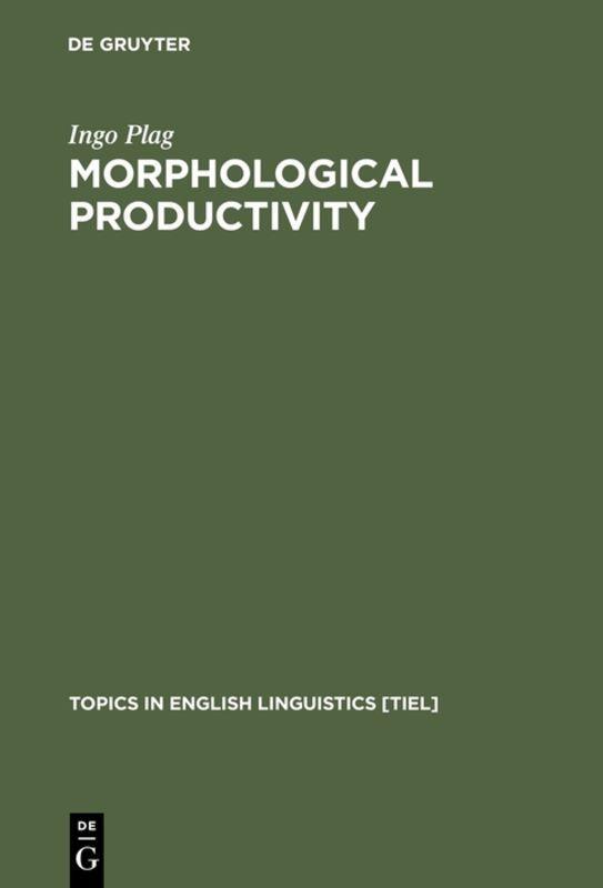 Vorderes Coverbild Morphological Productivity