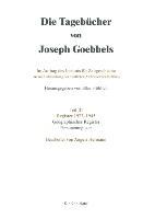 Vorderes Coverbild Die Tagebücher von Joseph Goebbels, Geographisches Register und Personenregister